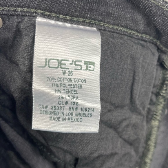 Joe's Jeans Skinny Ankle Distressed Jeans Jael Wash Black Gray TGDJ3L5968 26 - Picture 8 of 15